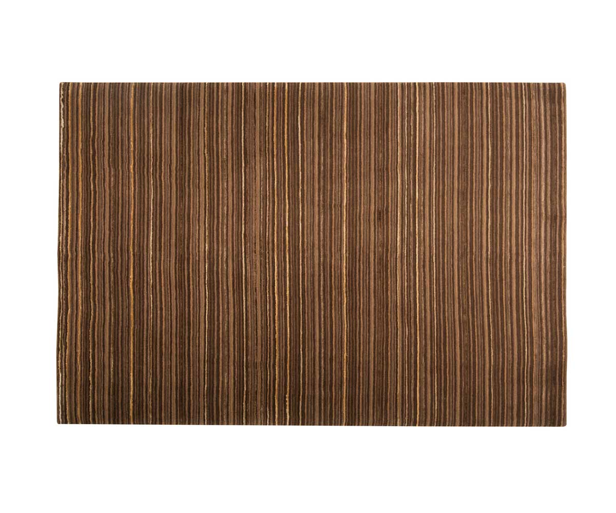Χαλί-Μοντέρνο-Silky-Stripes-Καφέ-171×241καφέμαλλίμετάξιΓερμανία-1.jpg Χαλί Μοντέρνο Silky Stripes Καφέ 171x241 cm - Image 1