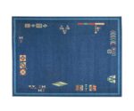 Χαλί Συνθετικό Frize 90-30 Μπλε 140x190