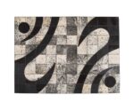 Μοντέρνο Δερμάτινο Χαλί 150x201 cm